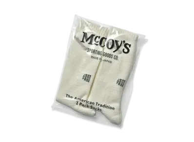 THE REAL McCOY'S Mccoy'S 2 Pcs Pack Socks "White"