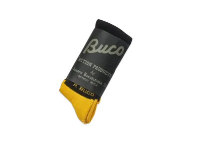THE REAL McCOY'S Buco Striped Action Socks "Yellow Black"