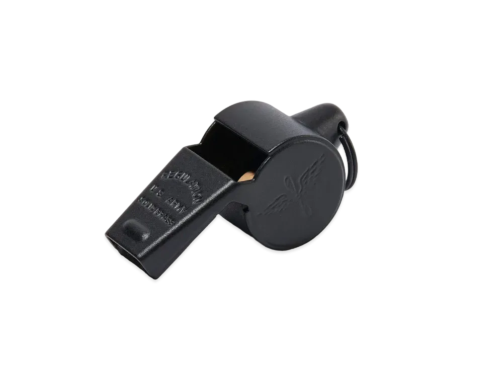 THE REAL McCOY'S Aviator Whistle / Black Paint "Black"