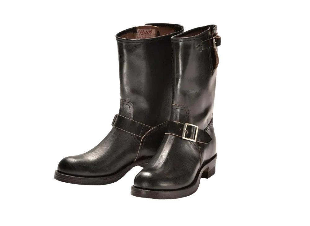 THE REAL McCOY'S Buco Engineer Boots / Buttock "Black"