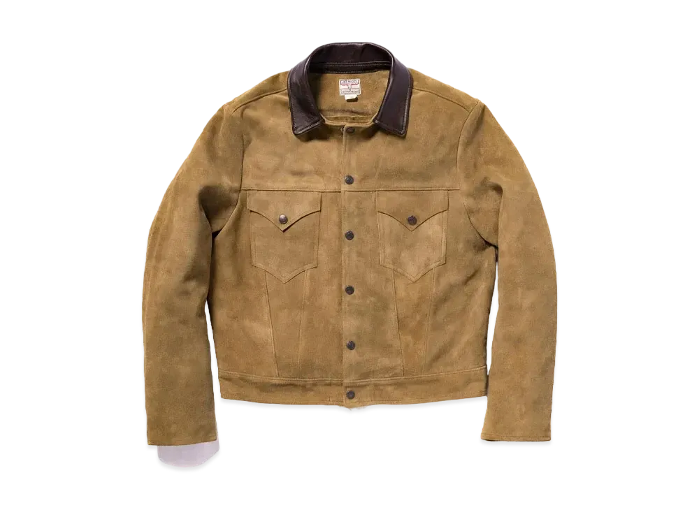 THE REAL McCOY'S Leather Western Jacket "Brown"