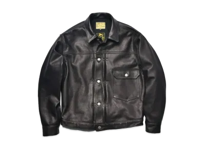 THE REAL McCOY'S Type I Leather Jacket "Black"