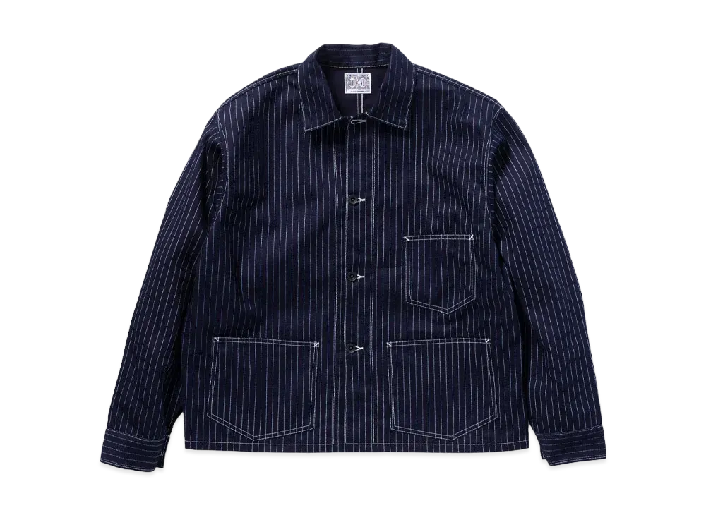 THE REAL McCOY'S Wabash Chore Coat "Indigo"
