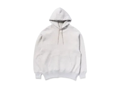 THE REAL McCOY'S 10 OZ. Loopwheel Hooded Sweatshirt "Snow Grey"