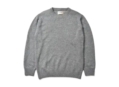 THE REAL McCOY'S Wool Crewneck Sweater "Gray"