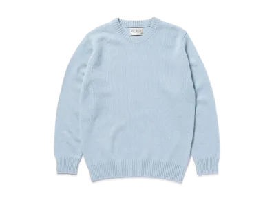 THE REAL McCOY'S Wool Crewneck Sweater "Light Blue"