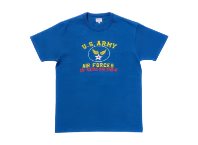 THE REAL McCOY'S American Athletic Tee / Usaaf Mcclellan "Blue"