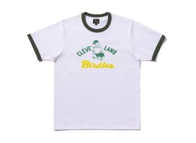 THE REAL McCOY'S Joe Mccoy Tee / Birdies "White x Forest"