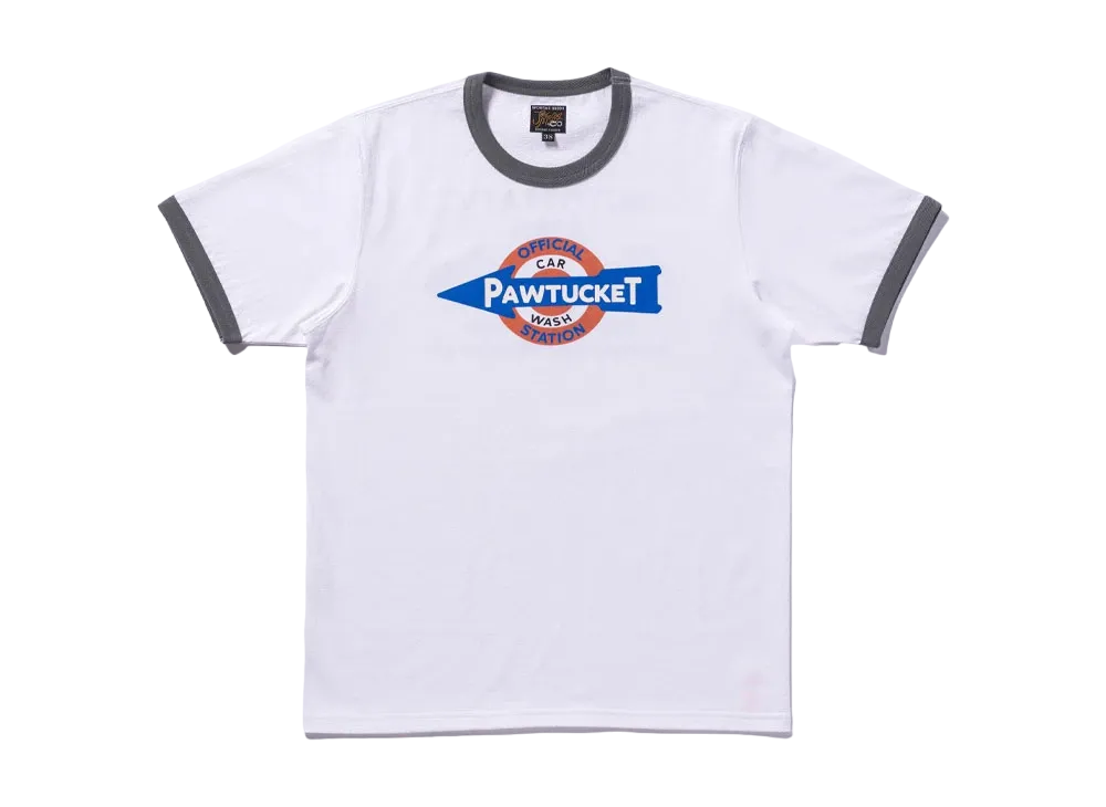 THE REAL McCOY'S Joe Mccoy Tee / Pawtucket Car Wash "White x D.Teal"