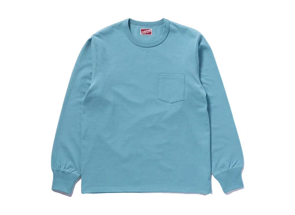 THE REAL McCOY'S Pocket Tee L/S "Teal"