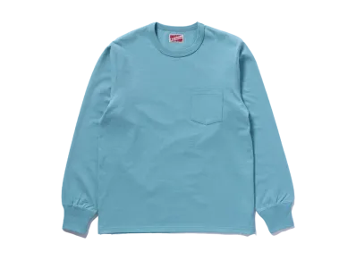 THE REAL McCOY'S Pocket Tee L/S "Teal"