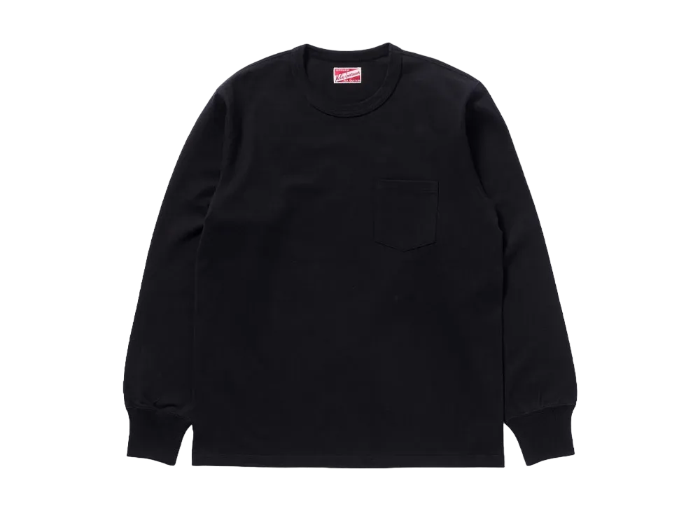 THE REAL McCOY'S Pocket Tee L/S "Black"