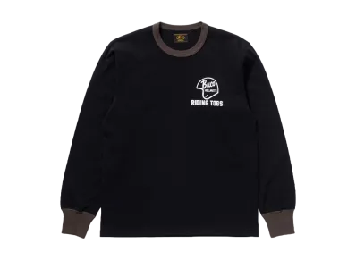 THE REAL McCOY'S Buco L/S Tee / Riding Togs "BlackxCharcoar"