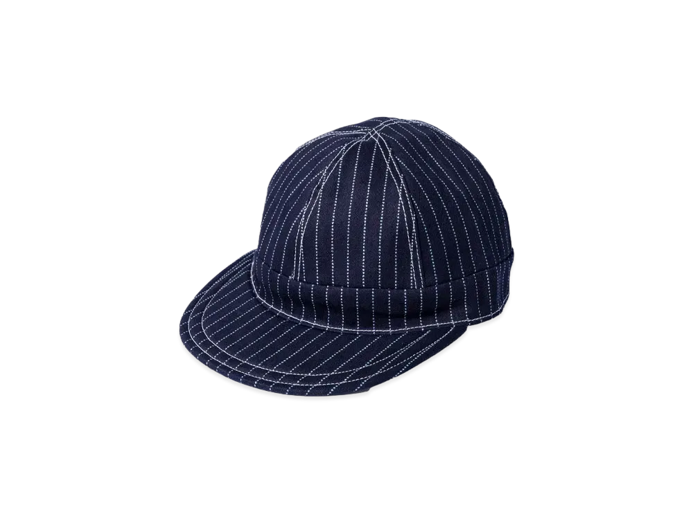 THE REAL McCOY'S Wabash Reversible Work Cap "Indigo"