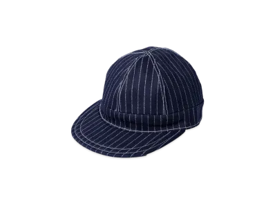 THE REAL McCOY'S Wabash Reversible Work Cap "Indigo"