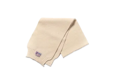 THE REAL McCOY'S Scarf Wool-Knit "Ecru"
