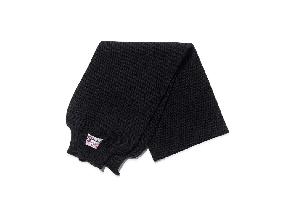 THE REAL McCOY'S Scarf Wool-Knit "Navy"