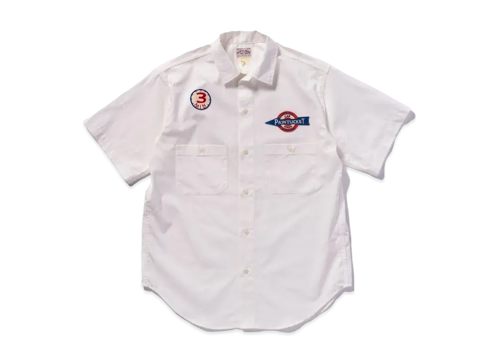 THE REAL McCOY'S Cotton Serviceman Shirt / Pawtucket "White"
