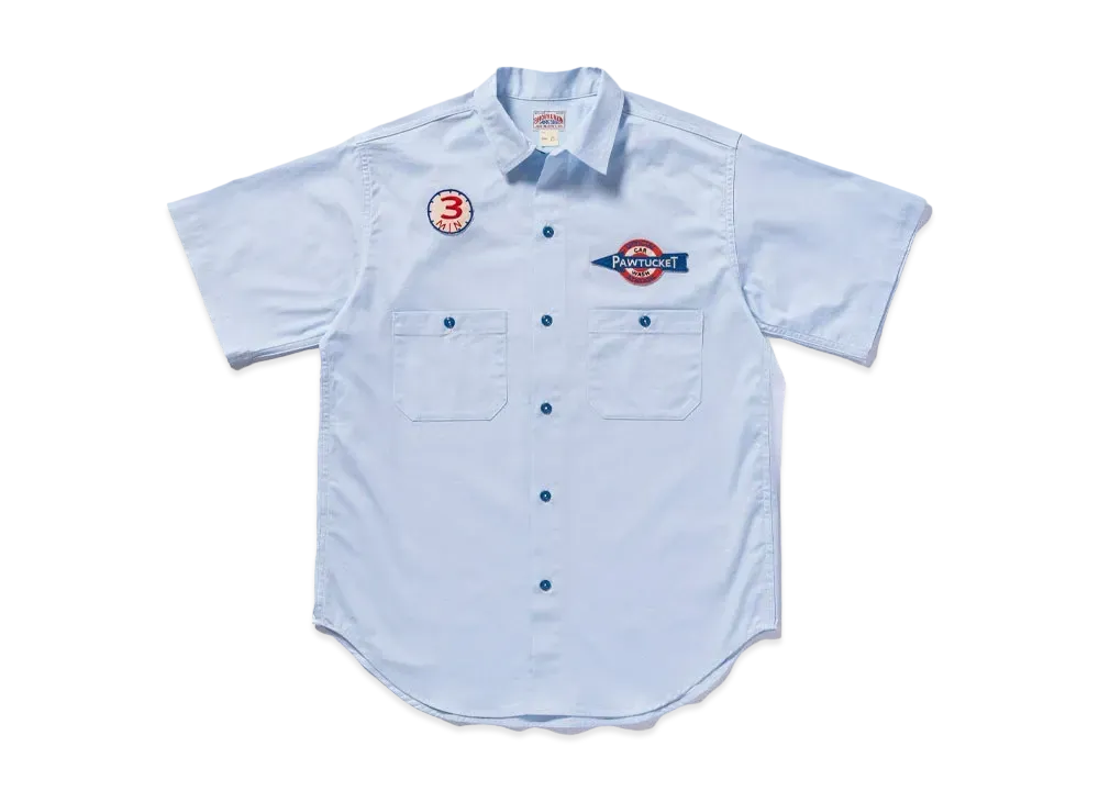 THE REAL McCOY'S Cotton Serviceman Shirt / Pawtucket "Light Blue"
