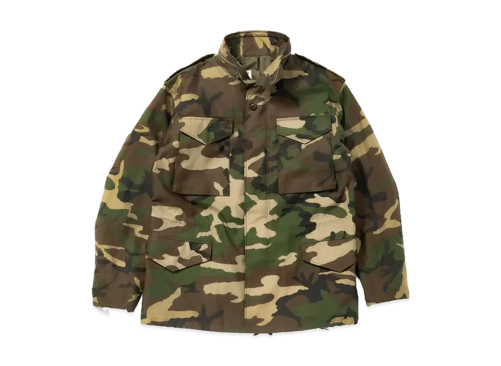 THE REAL McCOY'S Coat Mans Field M-65 / Woodland "Olive"