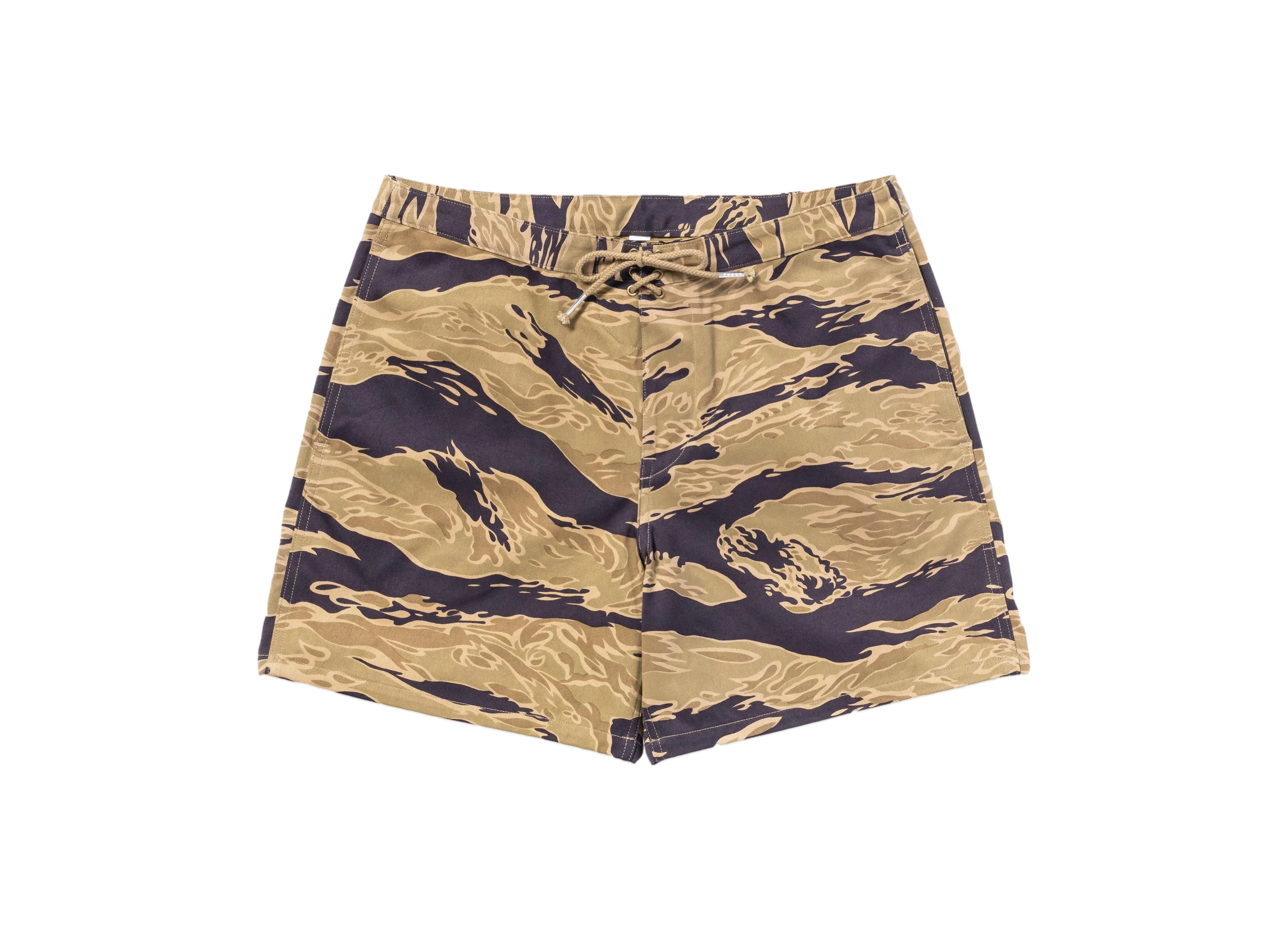 THE REAL McCOY'S Tiger Camouflage Swim Shorts / Advisor "Khaki"