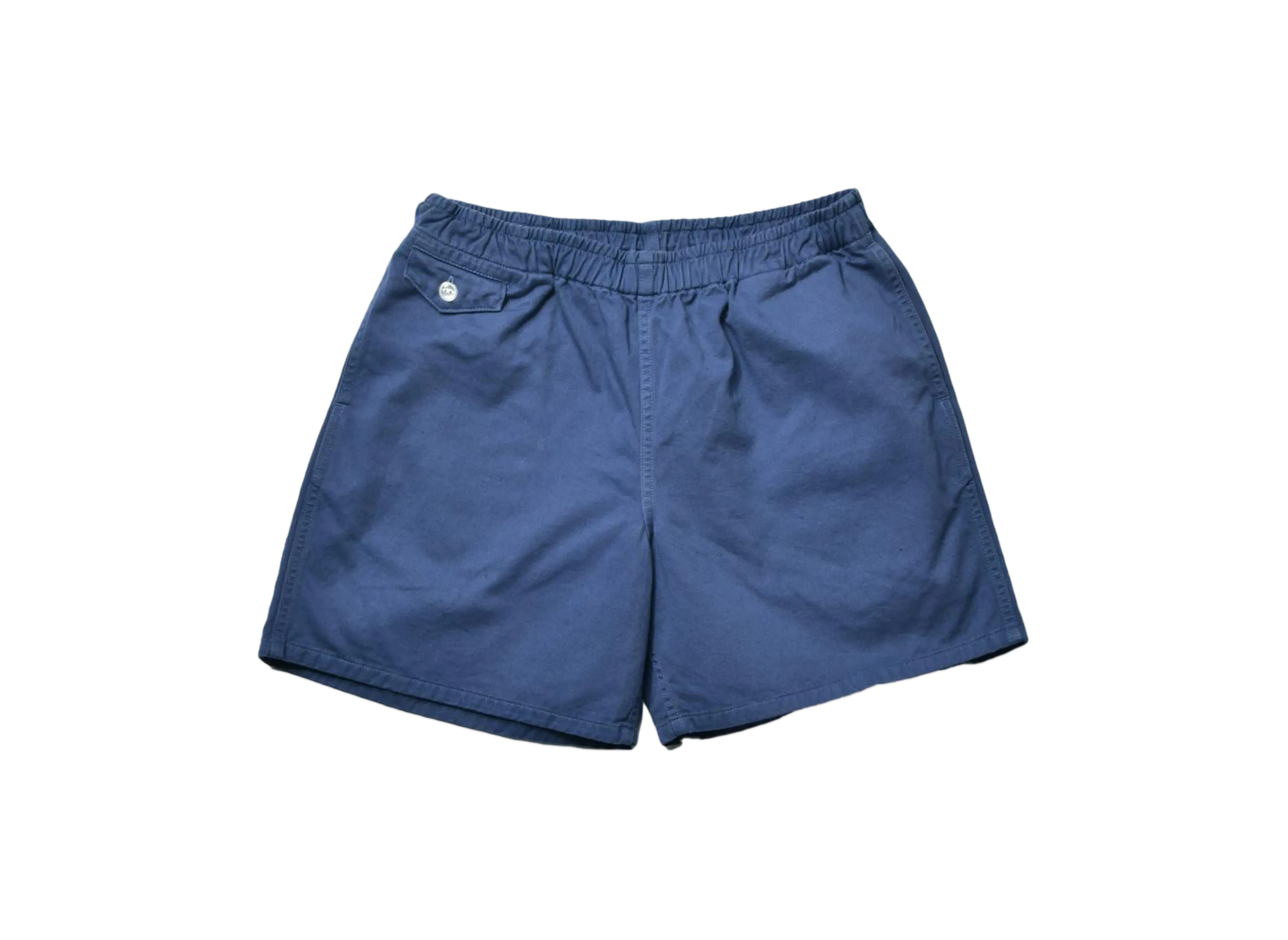 THE REAL McCOY'S Cotton Drill Swim Shorts (Over-Dyed) "Navy"