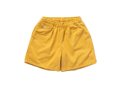 THE REAL McCOY'S Cotton Drill Swim Shorts (Over-Dyed) "Yellow"