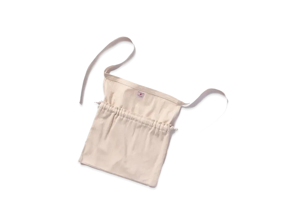 THE REAL McCOY'S White HBT Apron Bag "Ecru"