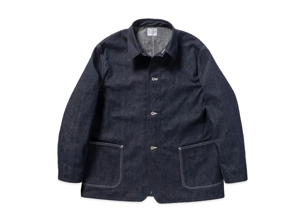 THE REAL McCOY'S WWII Denim Chore Coat "Indigo"