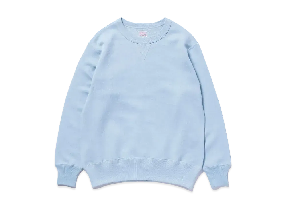 THE REAL McCOY'S 10 OZ. Loopwheel Crewneck Sweatshirt "Saxe"