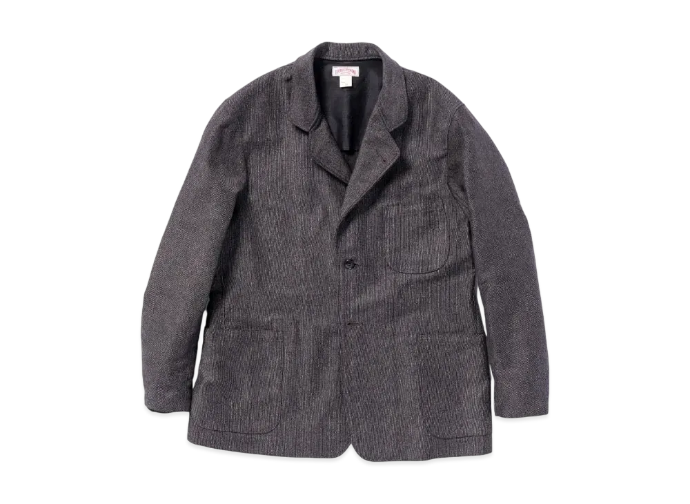 THE REAL McCOY'S Double Diamond Sack Coat / Printed Moleskin "Salt&Pepper"