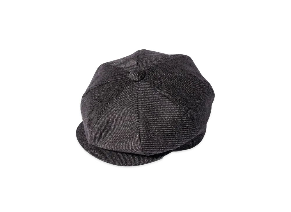THE REAL McCOY'S Double Diamond Printed Newsboy Cap "Salt&Pepper"