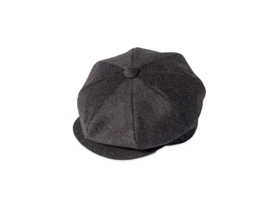 THE REAL McCOY'S Double Diamond Printed Newsboy Cap "Salt&Pepper"