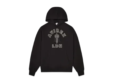 TRAPSTAR Trapstar X Avirex Hoodie "Black"
