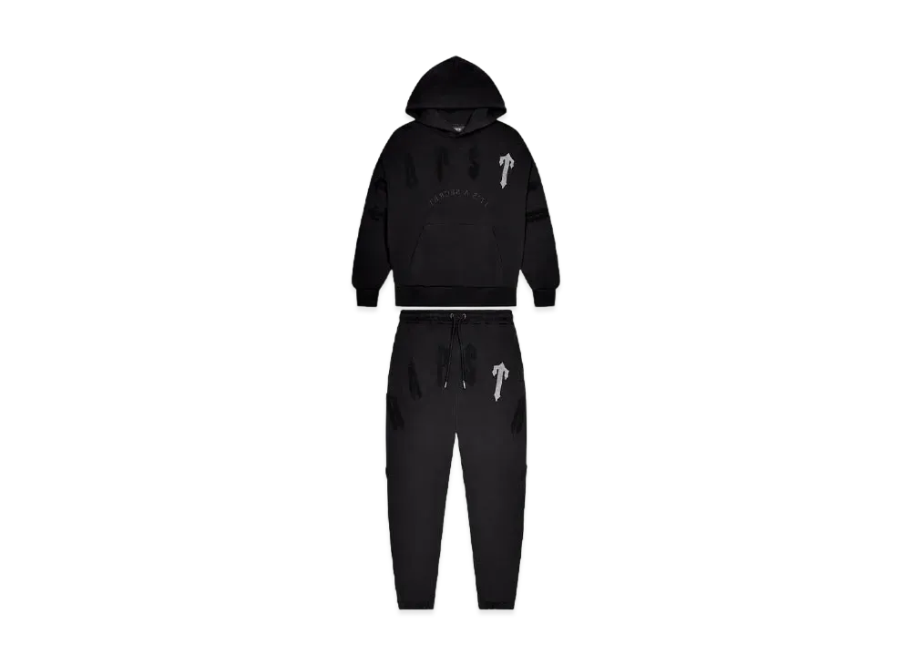 TRAPSTAR Irongate Arch Chenille 2.0 Tracksuit "Black"