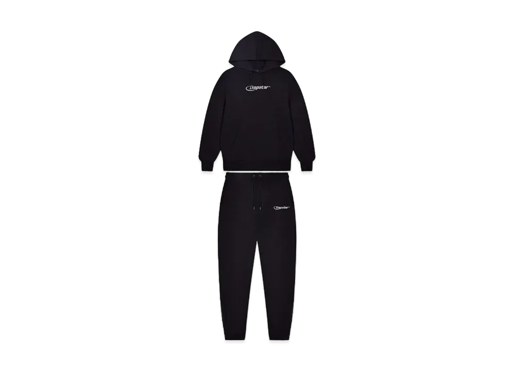 TRAPSTAR Hyperdrive Embroidered Tracksuit "Black"