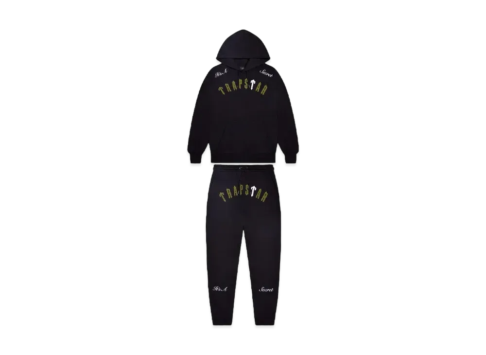 TRAPSTAR Irongate Arch It's A Secret Tracksuit "Black/Khaki"