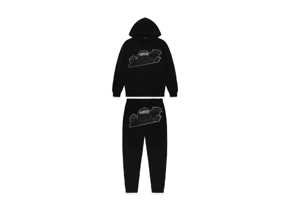 TRAPSTAR Shooters Hoodie Tracksuit "Blackout"