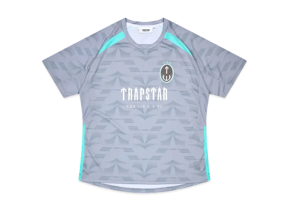 TRAPSTAR Irongate Football Jersey "Grey/Blue"