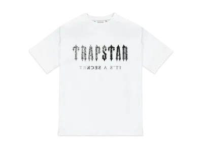 TRAPSTAR Decoded Paisley Monochrome Edition Tee "White"