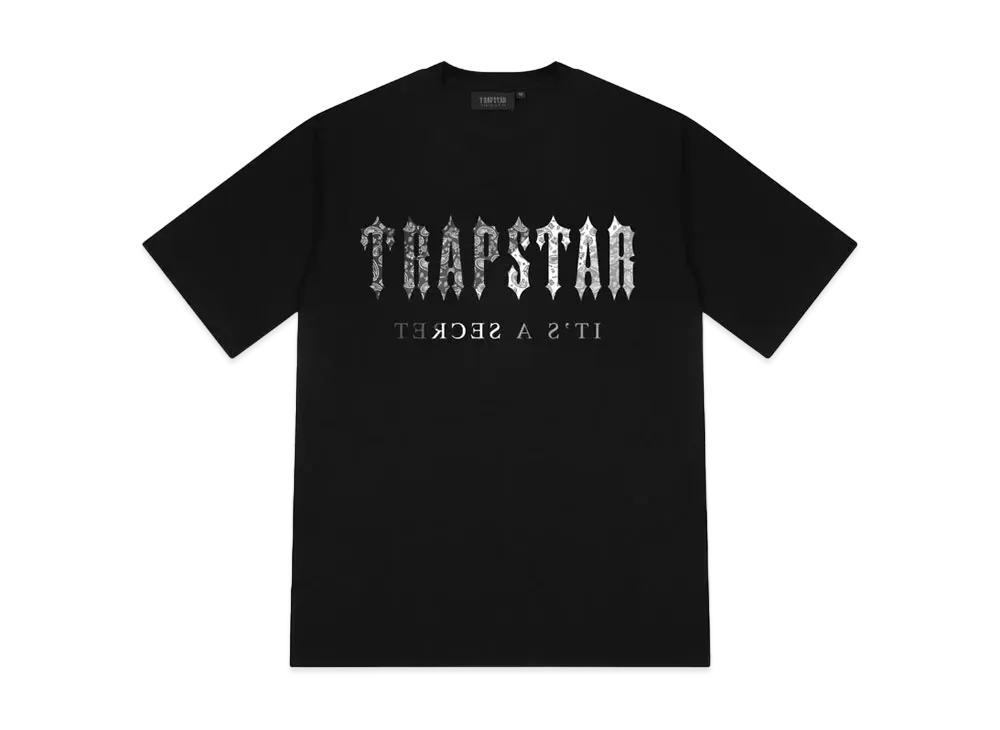 TRAPSTAR Decoded Paisley Monochrome Edition Tee "Black"