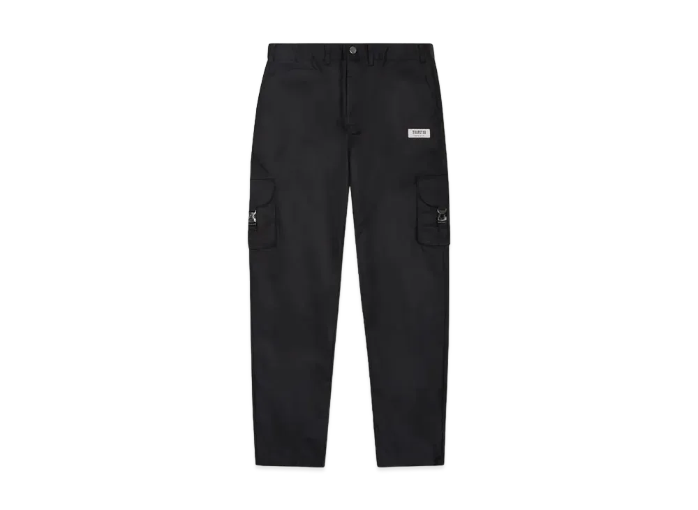 TRAPSTAR Nylon Cargo Pants "Black"