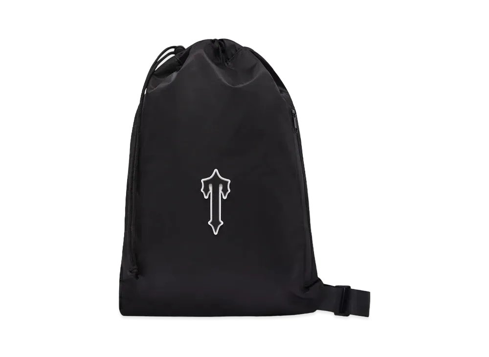 TRAPSTAR Irongate Drawstring Bag "Black"