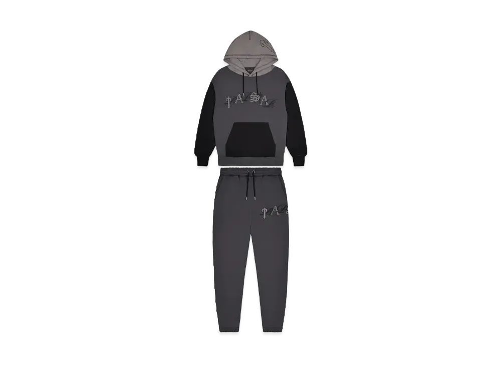 TRAPSTAR Script Tracksuit "Black/Grey"