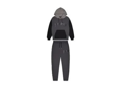 TRAPSTAR Script Tracksuit "Black/Grey"