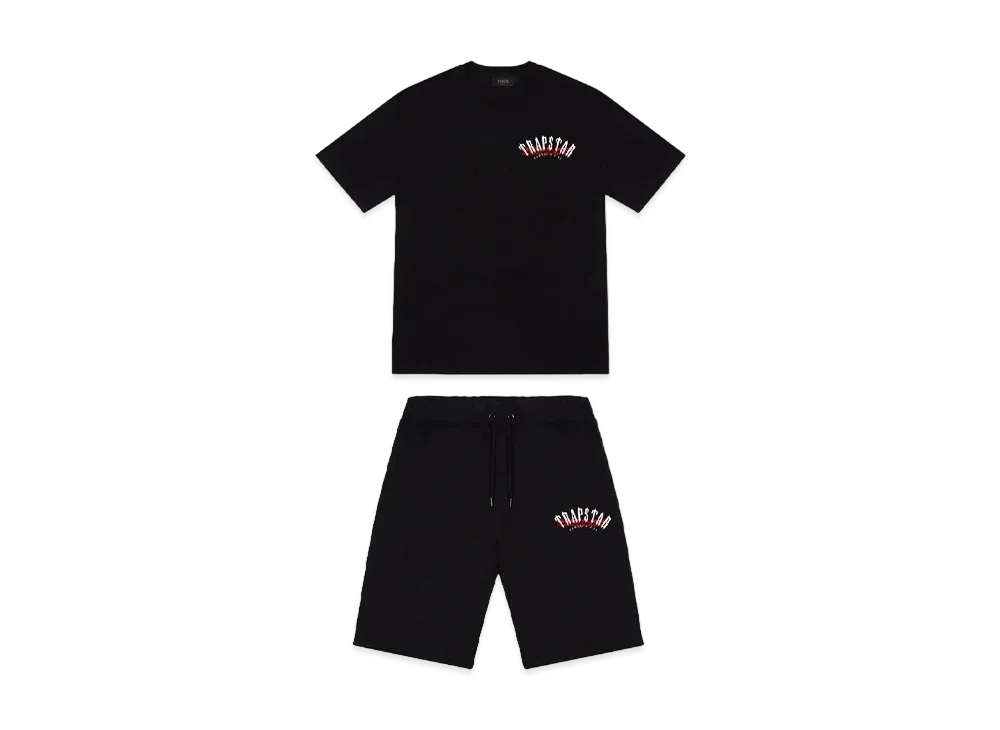 TRAPSTAR Irongate Shorts Set "Black/Black"
