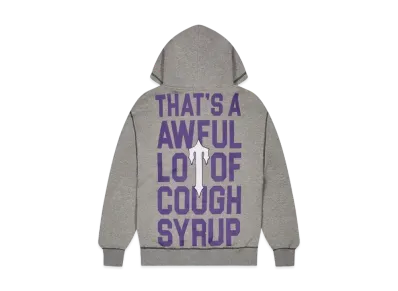 TRAPSTAR x COUGH SYRUP Hoodie "Gray"