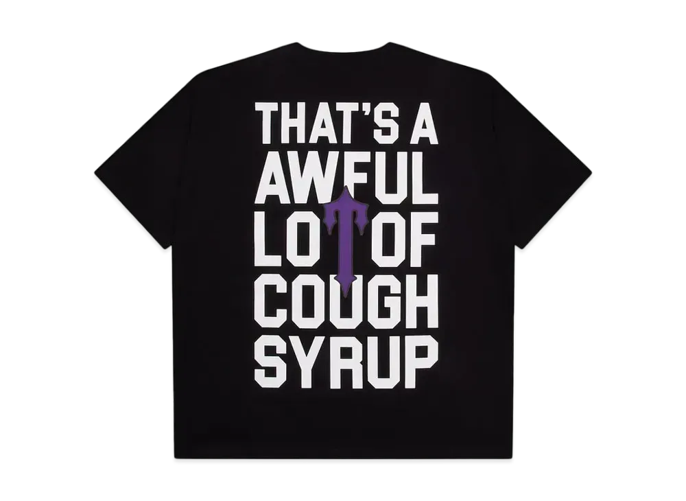 TRAPSTAR x COUGH SYRUP Irongate T-Shirt "Black"
