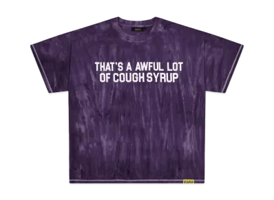 TRAPSTAR x COUGH SYRUP Irongate Washed T-Shirt "Purple"