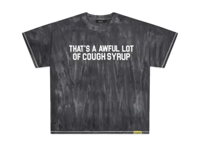 TRAPSTAR x COUGH SYRUP Irongate Washed T-Shirt "Black"